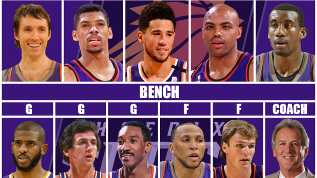 Phoenix Suns All-Time Team: Starting Lineup, Bench, And Coach