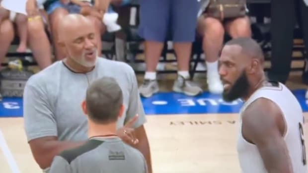 NBA Fans Roast LeBron James For Arguing With Referees During Drew League Game: "A Tradition Like None Other"