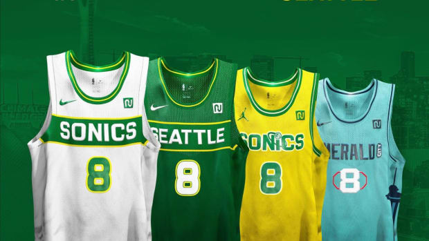 Graphic Artist Lights Up The Internet With Amazing Seattle SuperSonics Court And Jersey Concept