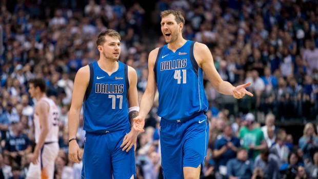 Dirk Nowitzki Trolls Mark Cuban For Saying Luka Doncic Is Better Than Him -  Fadeaway World