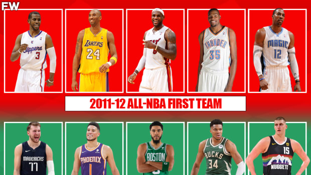 2012 All-NBA First Team vs. 2022 All-NBA First Team: Kobe Bryant And LeBron James Against The New School