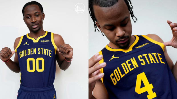 NBA Fans Troll The Warriors After First Look At New Statement Edition Jerseys: "Congrats On Being The Indiana Pacers."