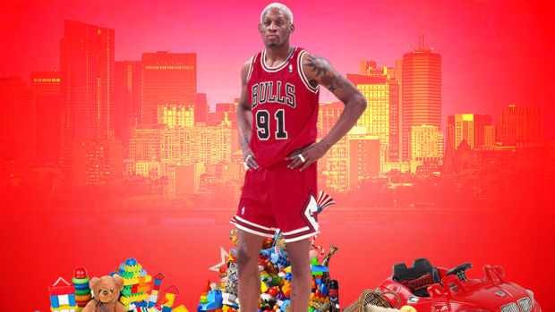 Every Time The Chicago Bulls Come To Boston, Dennis Rodman Would Buy Out Toys-R-Us And Deliver To The Boston Children's Hospital: No Cameras, No Reporters