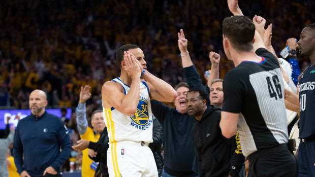 Stephen Curry Talks About His Signature 'Night-Night' Celebration Spreading Across The Sports World: "Some Are Taking It To New Extremes That I Wouldn't Try In The League"