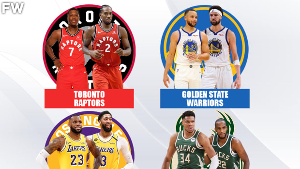 NBA Fans Pick One Team That's Gotta Go From The 2019 Raptors, 2020 Lakers, 2021 Bucks, And 2022 Warriors: "Get The Raptors Outta Here. They Only Won Because Klay Was Hurt."