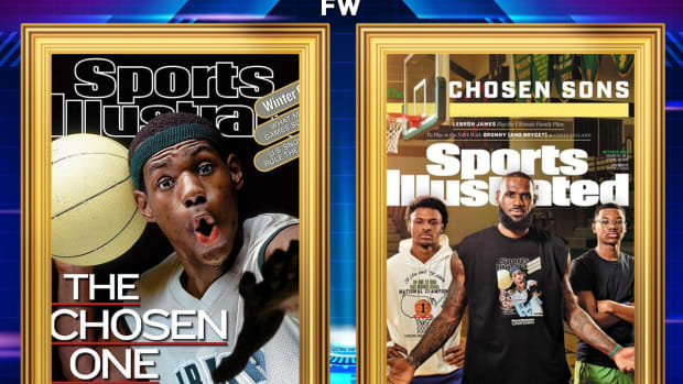 LeBron James' Iconic 'Chosen One' Cover Got A Tribute From Sports Illustrated With Bronny And Bryce As 'The Chosen Sons' On A Recent Cover