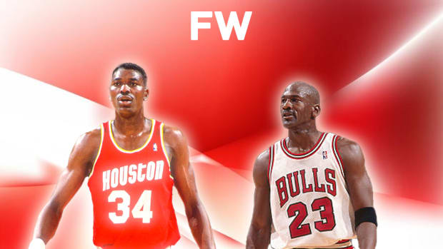 Hakeem Olajuwon Said The Rockets Always Double And Triple-Teamed Michael Jordan When He Was In The Post: "Michael Was A Genius On The Low Block. He Really Did Jump First And Decide In The Air."