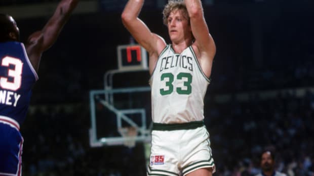 Larry Bird's High School Coach Perfectly Described Where Larry's Shooting Spot On The Court Would Be If He Played With The Three-Point Line Growing Up