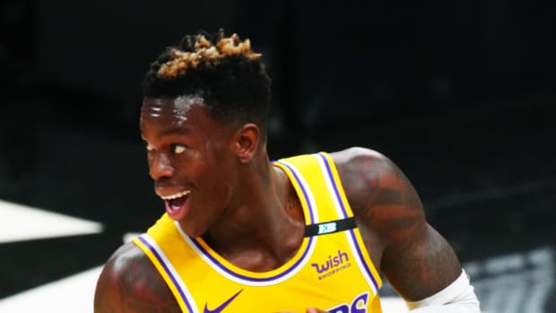 "How Schroder Walking Back Into The Lakers Facility", NBA Fan Posts Hilarious Video Meme Of Dennis Schroder's Return To Los Angeles