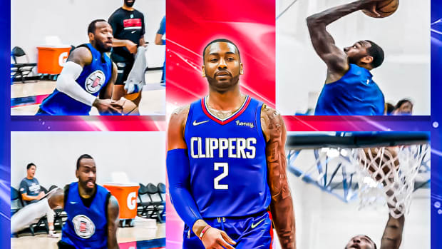 John Wall Pulls Off A 360 Dunk During Practice With The LA Clippers: "Vintage Wall"