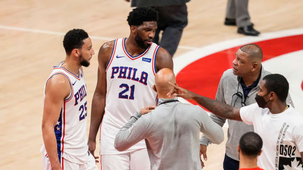 Ben Simmons Finally Admits Joel Embiid And Doc Rivers Threw Him Under The Bus After 2021 Playoff Loss To The Hawks: "That Was Tough For Me, Knowing I Didn't Really Have That Support Either, From Teammates Or Whatever."