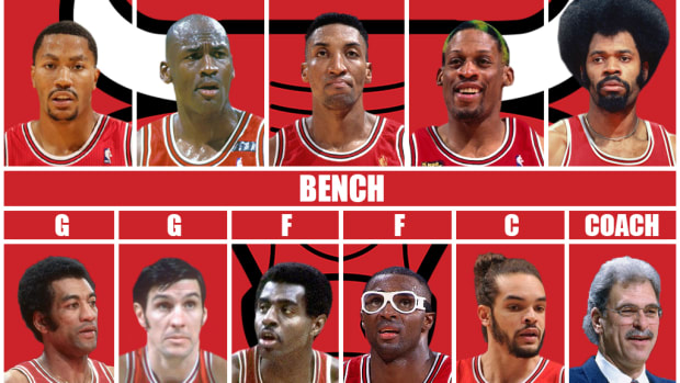 Chicago Bulls All-Time Team: Starting Lineup, Bench, And Coach
