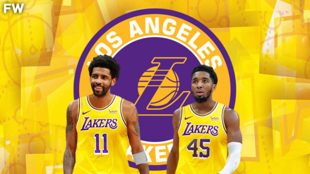 Los Angeles Lakers Were Willing To Give Up Their Two First Round Picks For Kyrie Irving Or Donovan Mitchell, Says NBA Insider