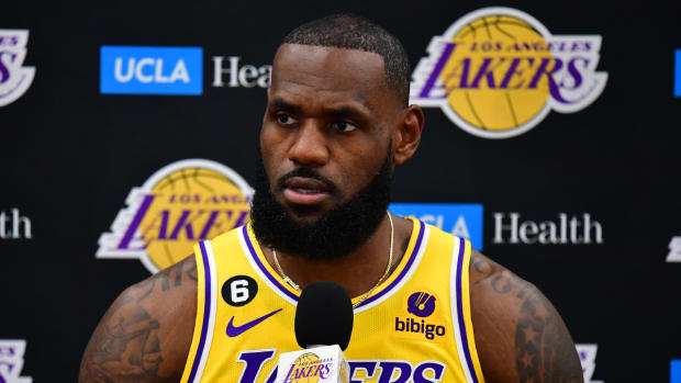 LeBron James Confirms His Commitment To The Lakers When Asked About His Contract Extension: "I Came Here Because I Believed In The Franchise, And I’m Still Here. It’s Literally That Simple."