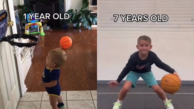 NBA Fans Are Amazed By A Kid's Progress As A Basketball Player From Age 1 To 7: "First Overall Pick In The 2034 NBA Draft."