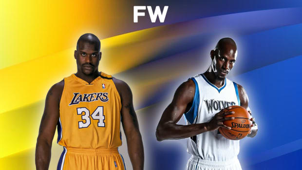 Shaquille O'Neal Said He Wanted To Be Kevin Garnett: "I Wanted To Fade Up, Shoot Threes, All That."