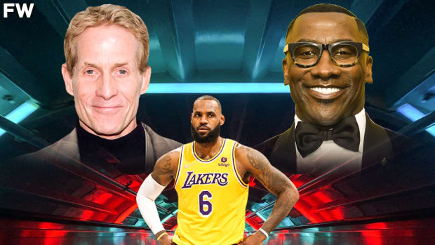 Skip Bayless Couldn't Believe Shannon Sharpe Said 'In GOAT We Trust': “Did You Just Compare LeBron To God?”