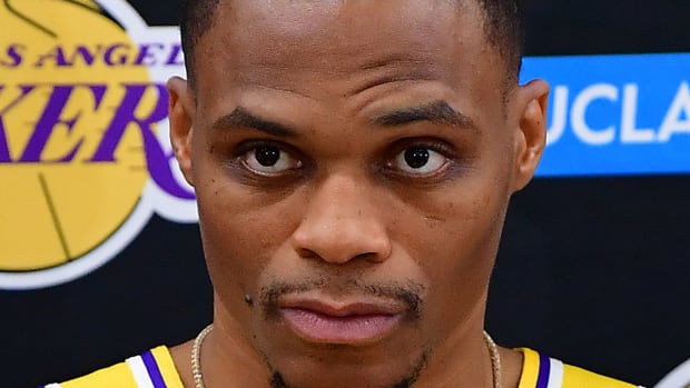 NBA Fans Troll Russell Westbrook Air Balling A Shot During Lakers Practice: “Russ Already In Playoff Form.”