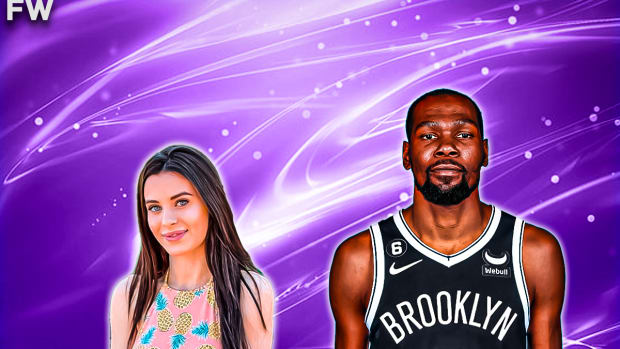 NBA Fans React To Viral Picture Of Lana Rhoades And Her Baby: "Kevin Durant Is Definitely Not A Father"