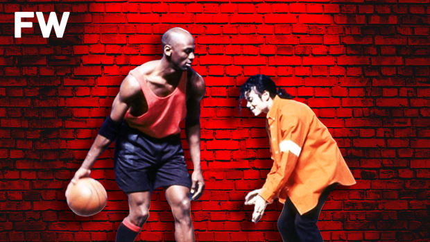Rare Clip Of Michael Jordan And Michael Jackson Playing 1-On-1 On The Set of The Song Jam In 1992