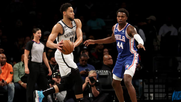 Ben Simmons Gives Post-Game Interview After Making Nets Debut In A Preseason Loss To Philadelphia 76ers: "Overall, It Was Solid."