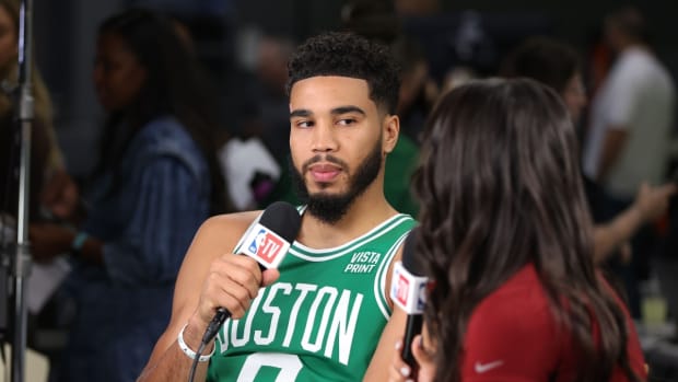 NBA Fans Troll Jayson Tatum After Looking “Funny” In Interview: “JT Looking Stoned”
