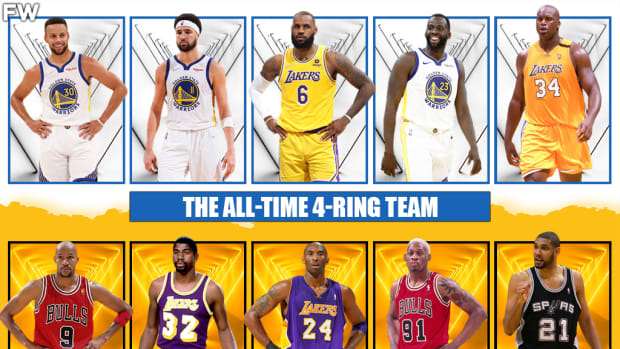 All-Time 4-Ring Superteam vs. All-Time 5-Ring Superteam: Who Would Win A 7-Game Series?
