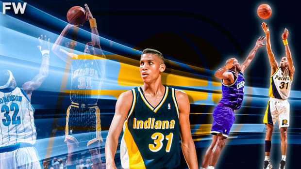 When Reggie Miller's Pacer Teammates Challenged Him To Shoot More, And Miller Responded With A Career-High 57