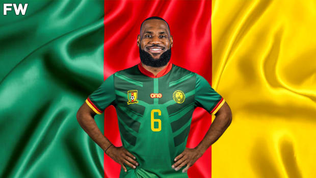 NBA Fans React To LeBron James' Doppelganger In A Cameroon Jersey: "So This Is Why LeBron Been Out The Last 5 Games"
