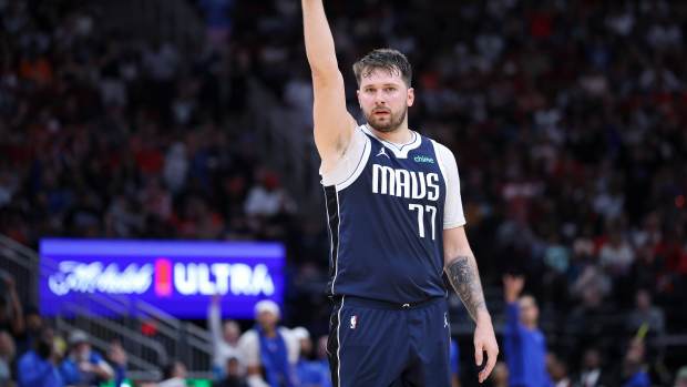 Luka Doncic On His Incredible Underhanded Scoop Shot: "When I Was Young, I Was Bartending"