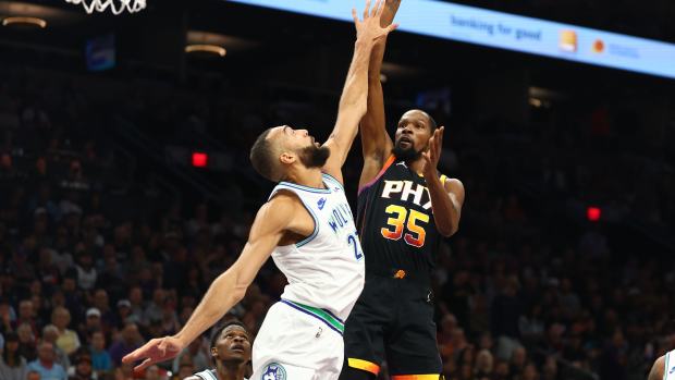 Kevin Durant On Rudy Gobert: "All-World, Hall Of Fame Defensive Player"