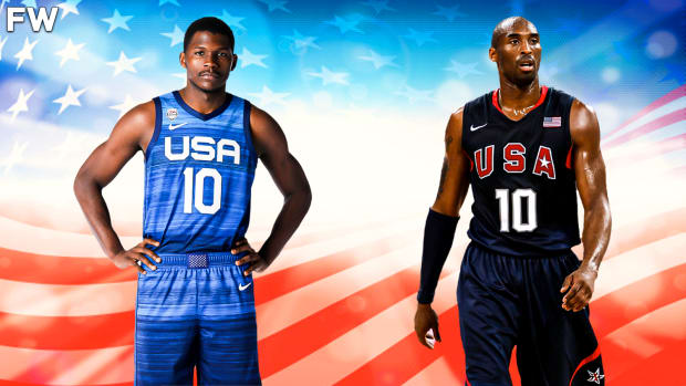 Kyrie Irving's awesome reaction to Anthony Edwards choosing no. 10 jersey  with Team USA