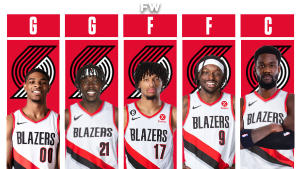 PORTLAND TRAIL BLAZERS OFFICIAL LINEUP 2022-2023(UPDATED) 