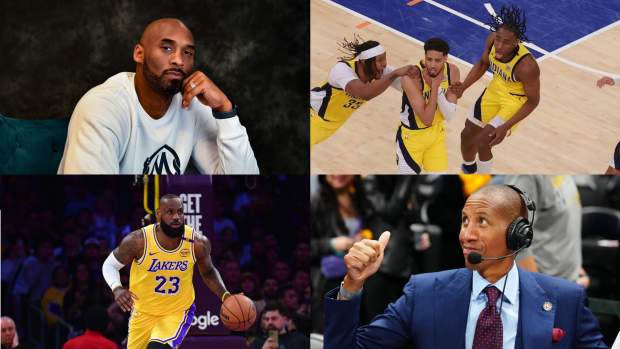 Tyrese Haliburton, LeBron James, Kobe Bryant and Reggie Miller