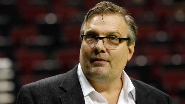 Dallas Mavericks president of basketball operations Donnie Nelson prior to a game against the New Orleans Pelicans at CenturyLink Center. New Orleans won 116-102.
