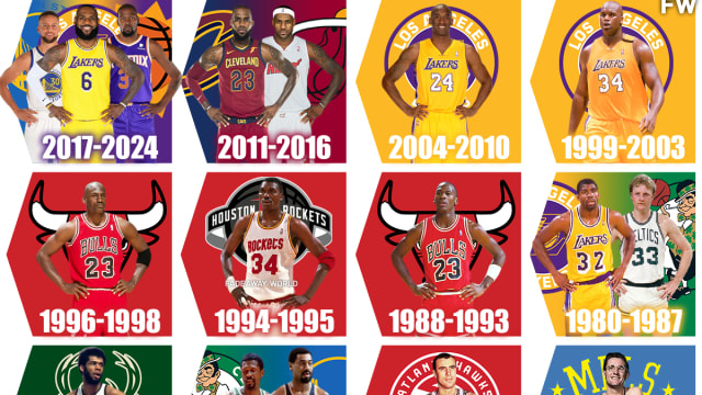 The Only NBA Teams That Have Won Back-To-Back Championships