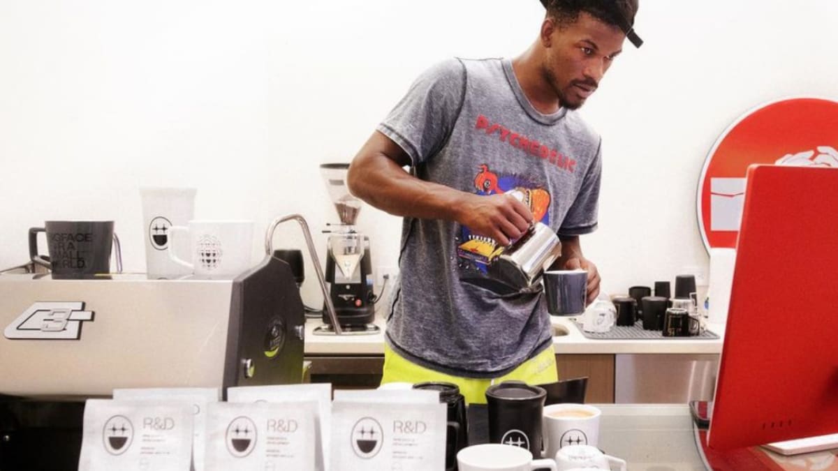 Jim Butler from The Miami Heat loves his espresso. Takes his machine on to  Road games! No grinder though : r/espresso