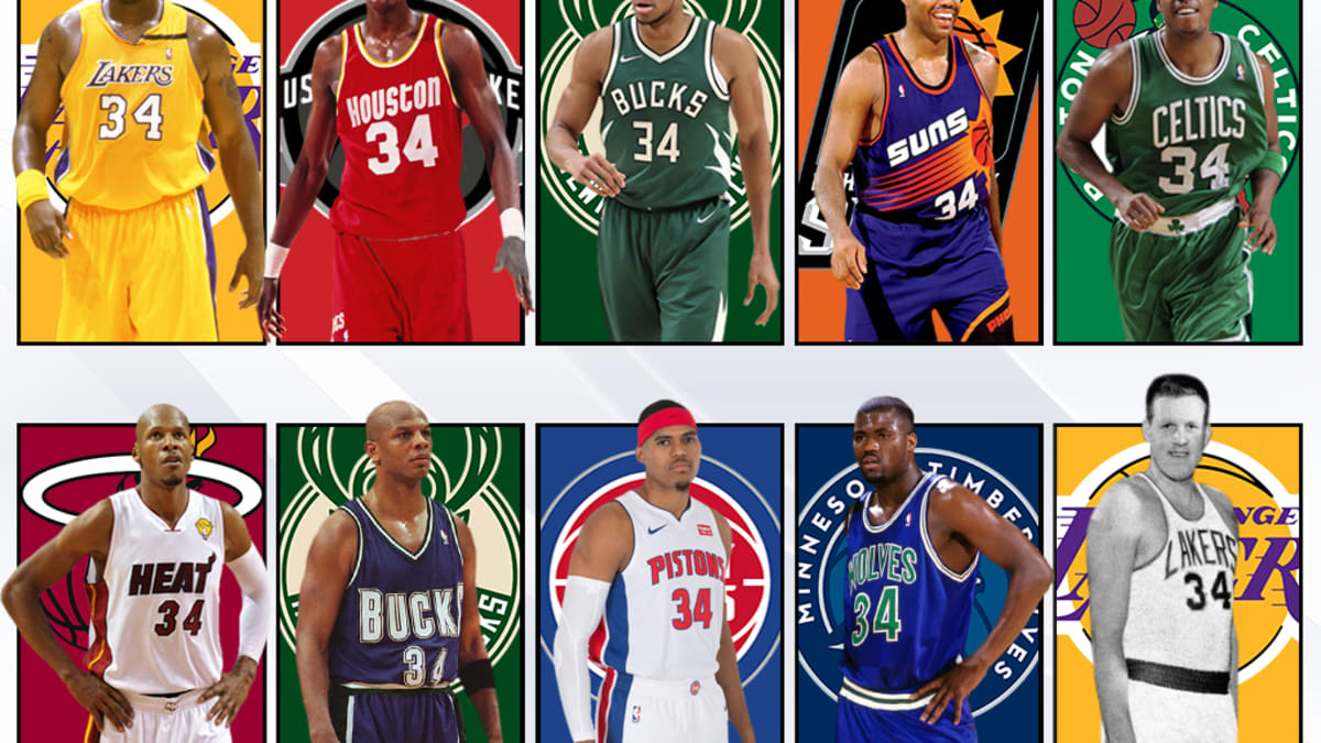 10 Best NBA Players Who Wore No. 34: Shaq, Hakeem, Giannis And Barkley Have  Dominated Wearing That Number - Fadeaway World
