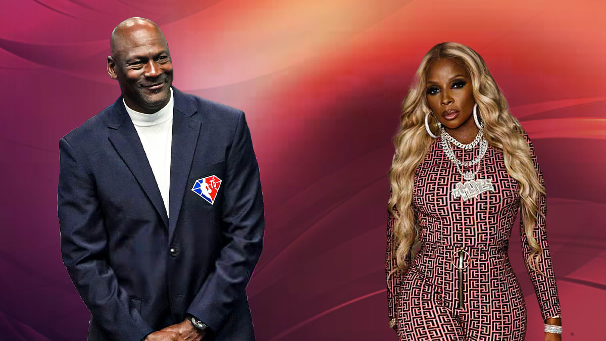 Pef Ídolo Ambientalista Mary J Blige Shares A Photo With Michael Jordan And Vanessa Bryant From The  2022 All-Star Event - Fadeaway World
