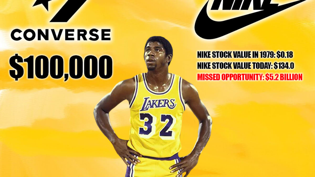 Magic Johnson Chose Converse Over Nike And Missed A Chance To Earn $  Billion: Nike Offered Him $1 For Every Pair Of Shoes Sold And 100,00 Shares  Worth $ At The Time - Fadeaway World