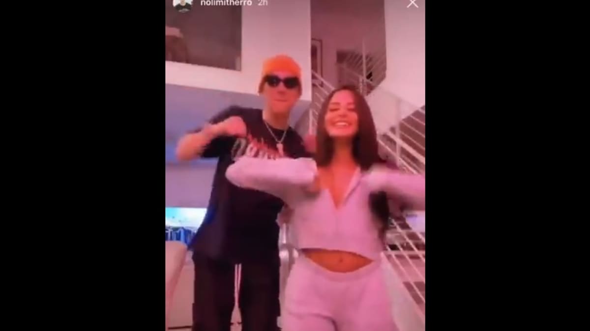 Tyler Herro Enjoying Dancing With Katya Elise Henry - Fadeaway World