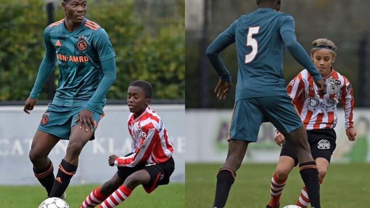 One Of Ajax S U15 Players Goes Viral After Pictures Show He S Twice The Size Of His Opponents Fadeaway World