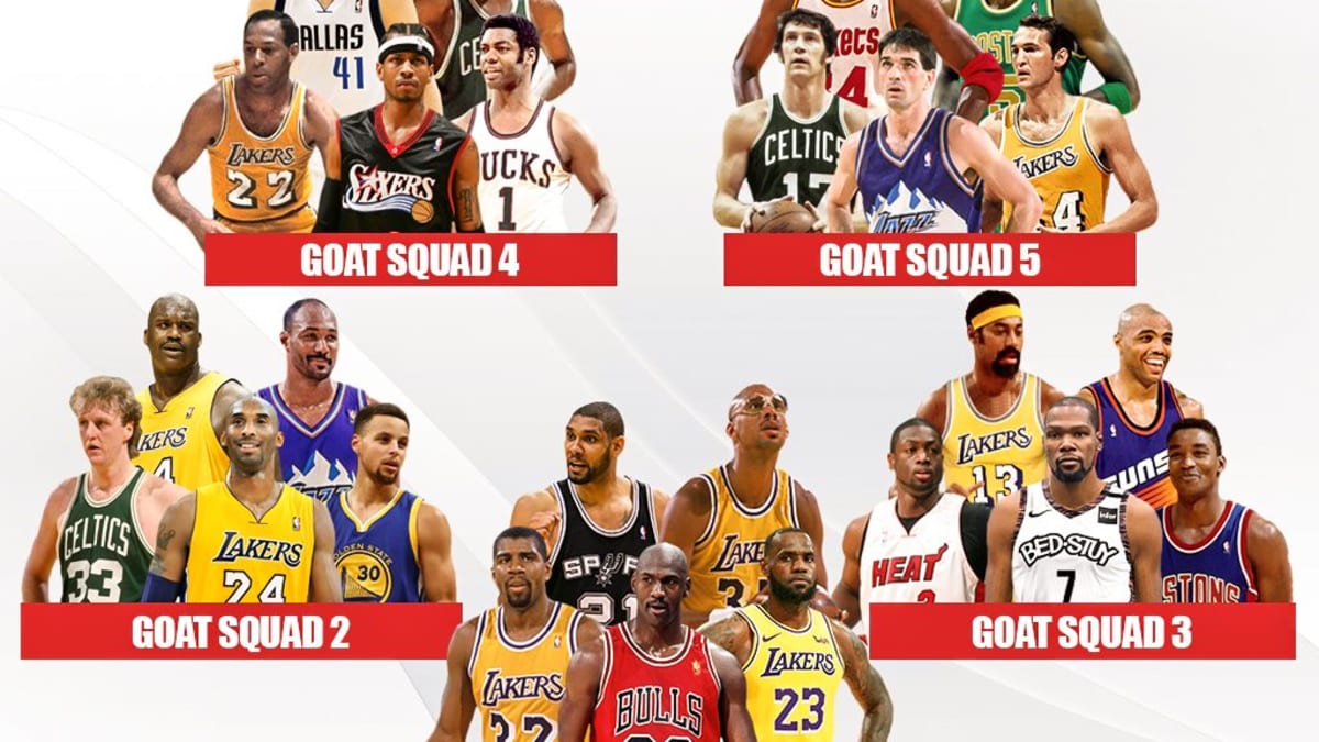 Ranking The 5 Goat Squads Michael Jordan And Lebron James Make The Greatest Lineup Of All Time Fadeaway World