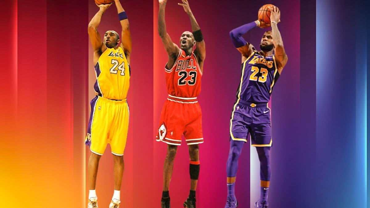 LeBron James, Kobe Bryant And Michael Jordan By Mark Spears