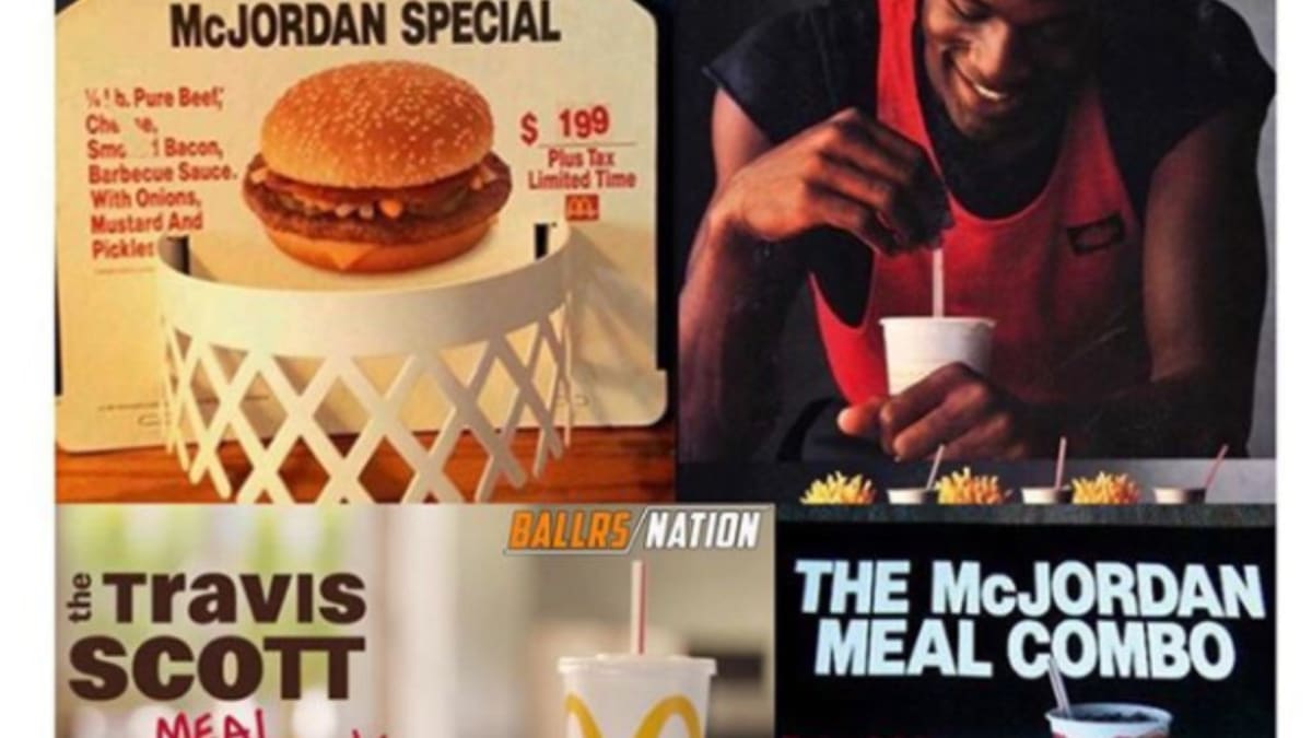 Egern impuls Et kors Michael Jordan Had His Own McDonald's Meal Way Before The Hype - Fadeaway  World