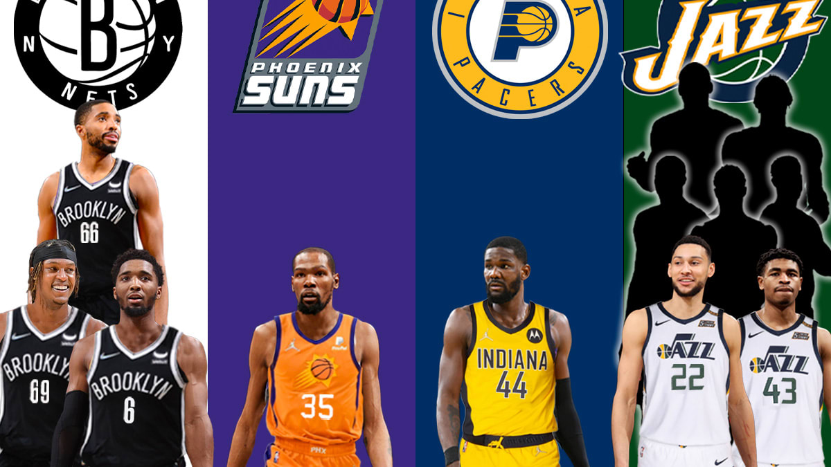 Trading Kevin Durant and Donovan Mitchell in a 5-team fake deal featuring  Lakers, Suns 