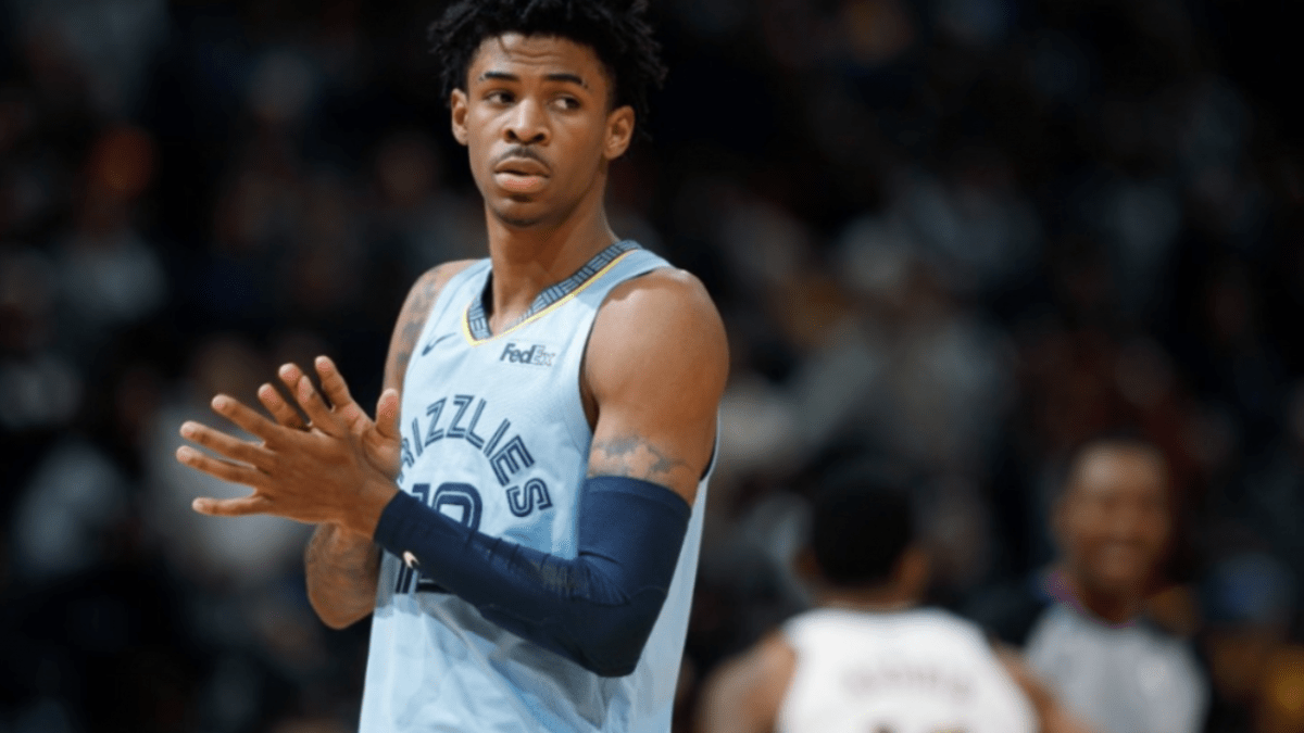 Memphis Grizzlies star Ja Morant tells fans to 'jump with me' after  stunning NBA world with 'dunk of the year candidate