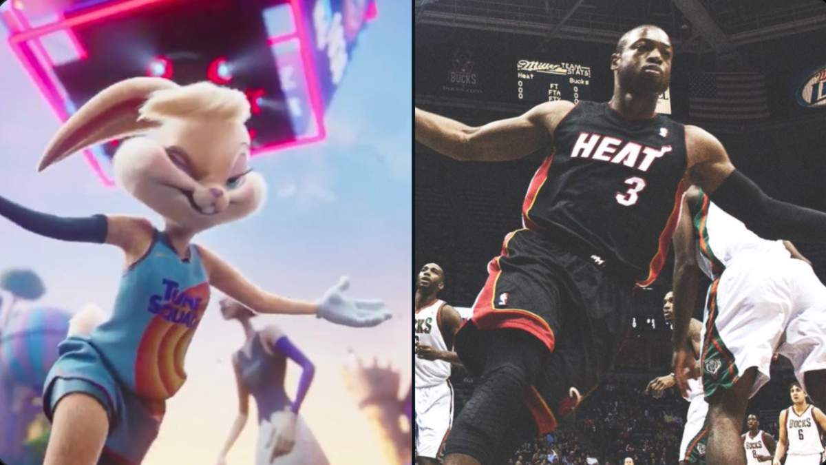 Artist gives iconic LeBron-Wade dunk photo a 'Toy Story' twist