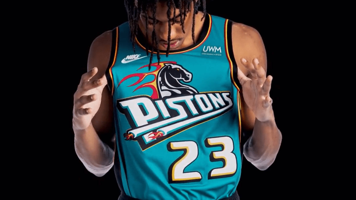 Pistons unveil new 2022 'statement' jersey, and they're marvelous