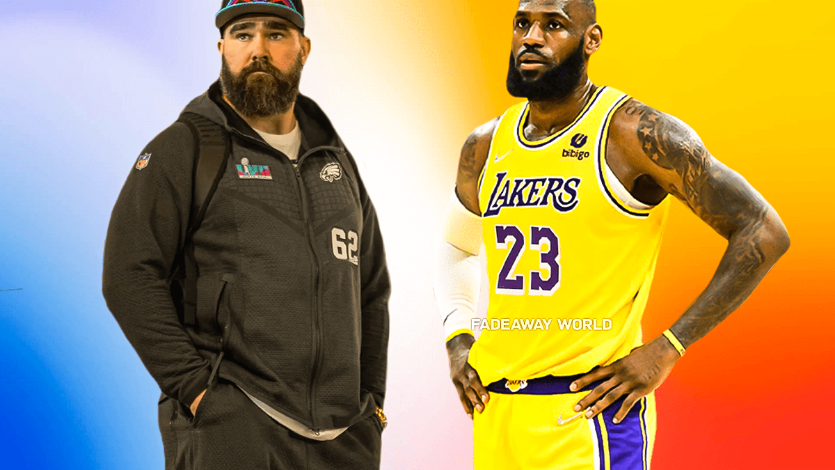 Jason Kelce Thinks LeBron James Can Be The Greatest Red Zone Threat In The NFL Within One Offseason - Fadeaway World